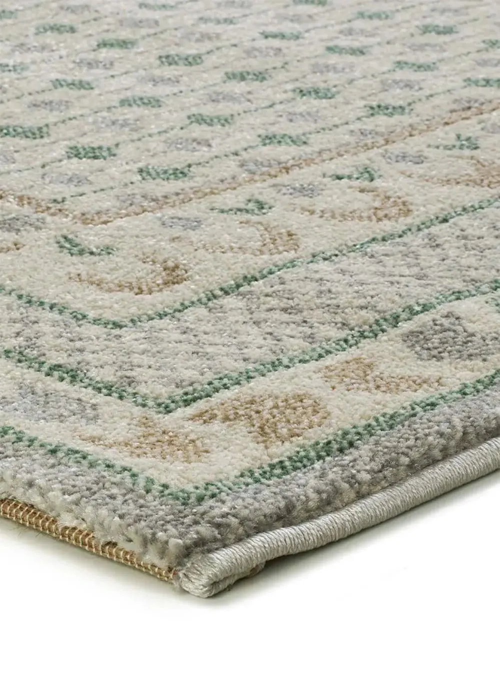 Illustration numéro 3 du produit Tapis ethnique vert/beige 160x230 cm