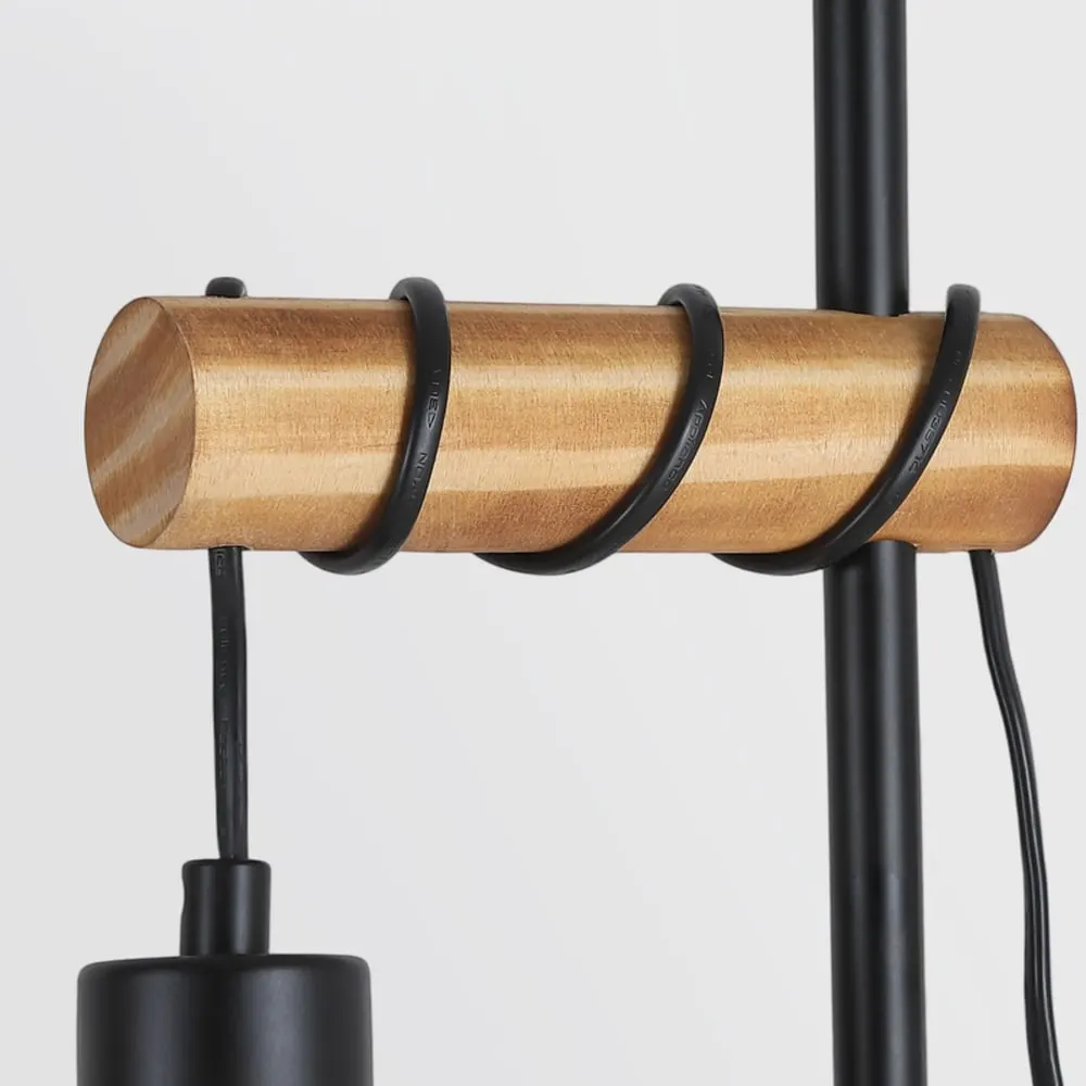 Illustration numéro 3 du produit Anderson ii - lampadaire en métal, noir, l 22 cm, e27