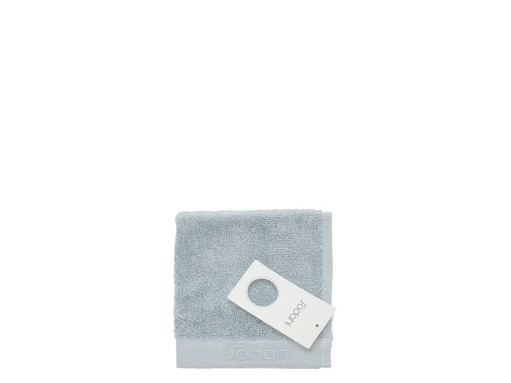 Illustration numéro 3 du produit Serviette d'invité en coton bleu lin 30x30cm