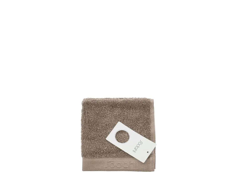 Illustration numéro 3 du produit Serviette d'invité en coton taupe 30x30cm