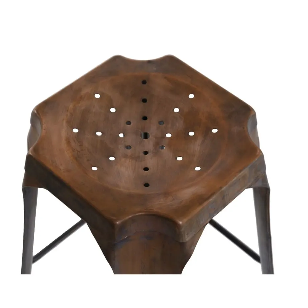 Illustration numéro 3 du produit Tabouret de bar jaune