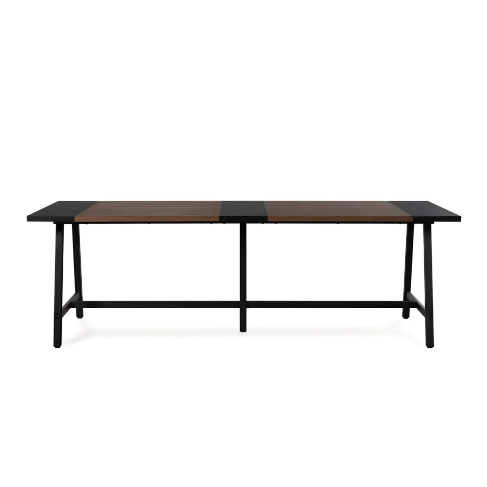 Illustration numéro 3 du produit Table à manger effet noyer, 240 cm