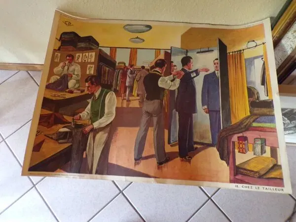 Illustration numéro 3 du produit Affiche d'école double face