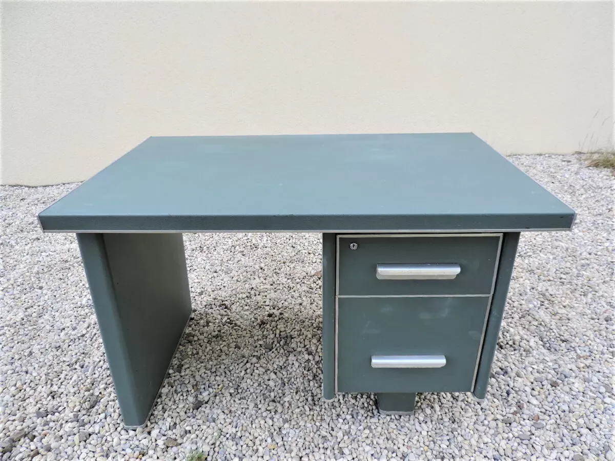 Illustration numéro 3 du produit Bureau métallique industriel 1950