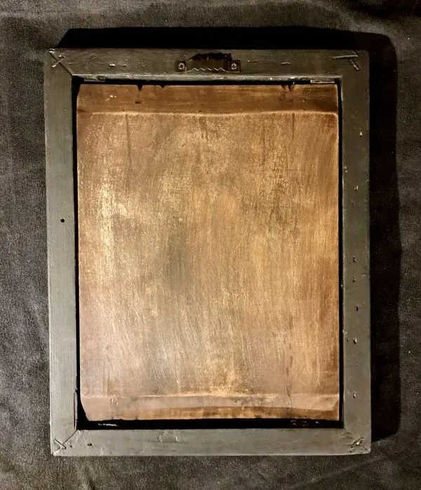 Illustration numéro 3 du produit Tableau impressionniste, huile sur bois signée - école du Nord