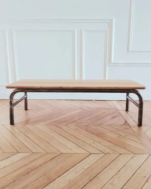 Illustration numéro 3 du produit Table basse Mobilor vintage rénovée, années 50-60