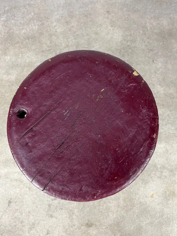 Illustration numéro 3 du produit Tabouret tripode industriel style loft