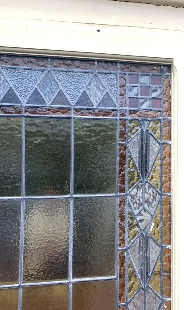 Illustration numéro 3 du produit Panneau en vitrail Art Déco XX siècle