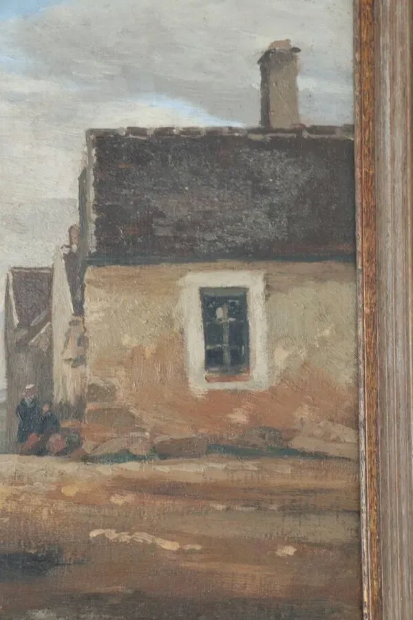 Illustration numéro 3 du produit Huile sur toile, Bretagne, école bretonne, HR, XIX