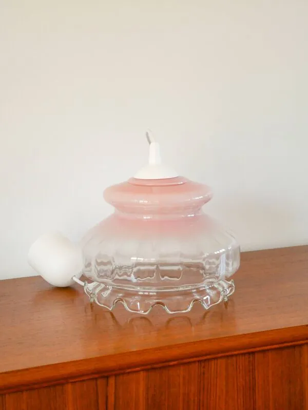 Illustration numéro 3 du produit Suspension en opaline, Rose Tie & Dye, 1960