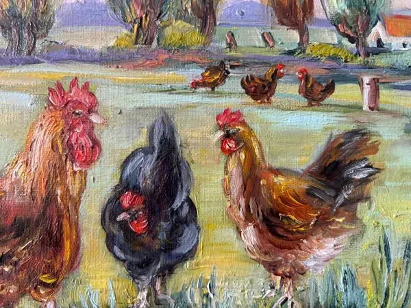 Illustration numéro 3 du produit Les poules école 20eme siècle