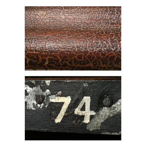 Illustration numéro 3 du produit Meuble de trie postal en bois à 80 casiers