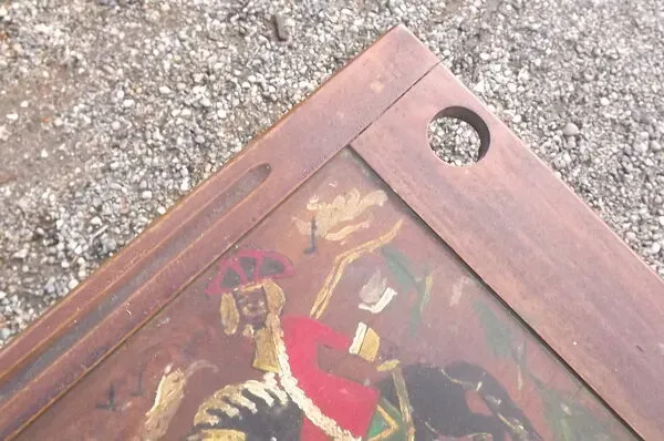 Illustration numéro 3 du produit Pupitre d'écolier Art-nouveau repliable