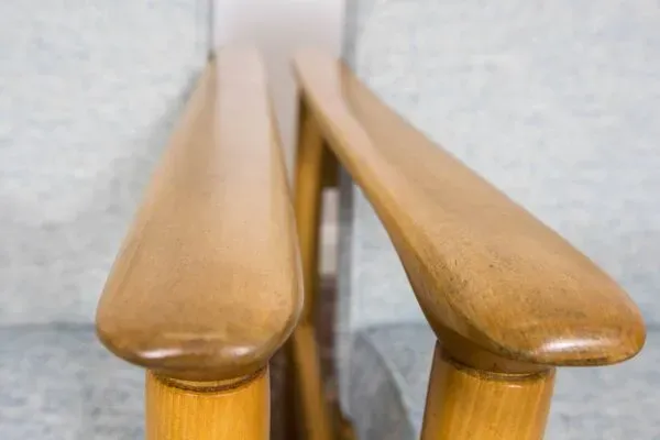 Illustration numéro 3 du produit Fauteuils vintage Gfm 142 par Edmund Homa, Gfm, Pologne, années 1960, ensemble de 2.