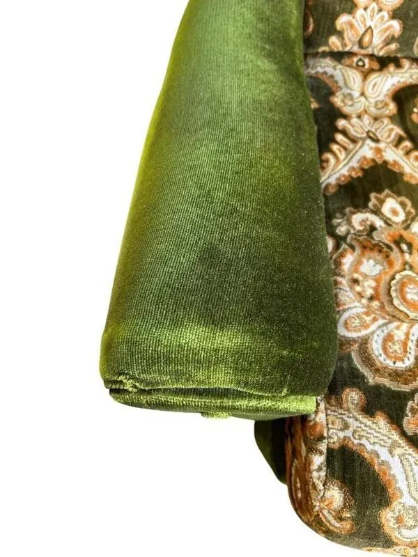 Illustration numéro 3 du produit Fauteuil vintage vert mousse / une place