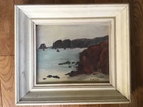 Illustration numéro 3 du produit Tableau côte bretonne