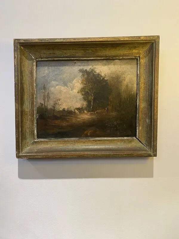 Illustration numéro 3 du produit Tableau de paysage, école Barbizon