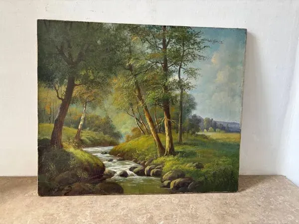 Illustration numéro 3 du produit Paysage de forêt signe