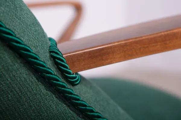 Illustration numéro 3 du produit Ensemble de 2 fauteuils Modèle 345 de J. Jędrachowicz et K. Racinowski pour l'usine de meubles de Poznan, années 1950