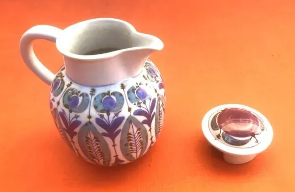 Illustration numéro 3 du produit Design Scandinave Pichet Berte Jessen Aluminia (Royal de Copenhague)