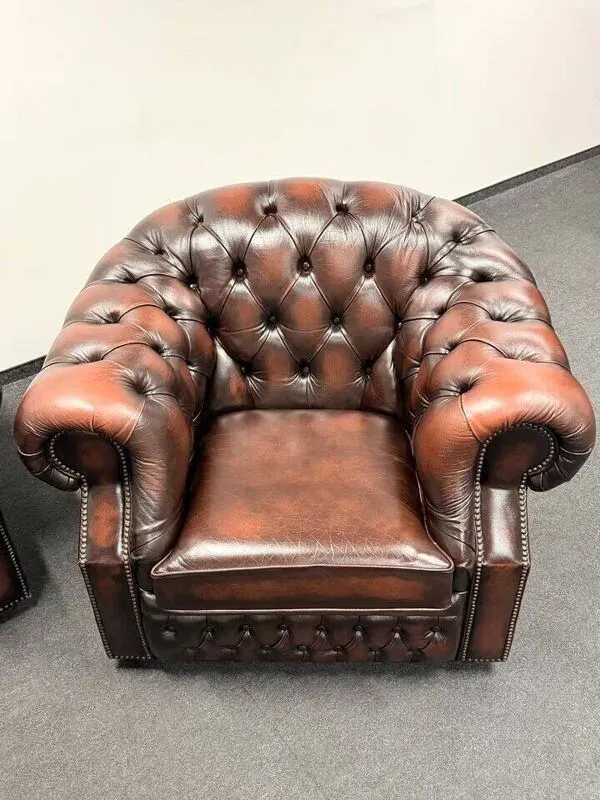 Illustration numéro 3 du produit Fauteuil club Chesterfield Centurion d'origine