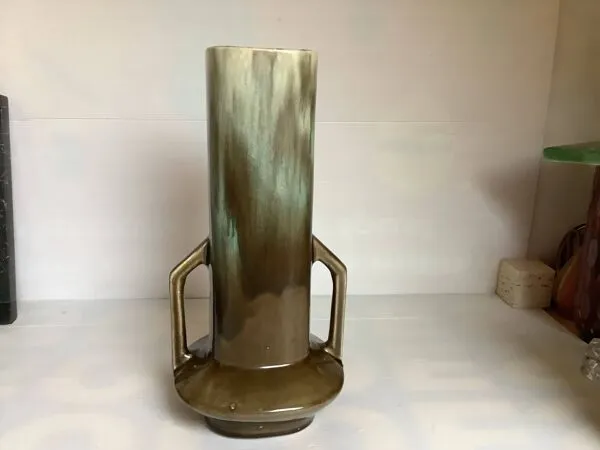 Illustration numéro 3 du produit Grand vase céramique flammée art nouveau