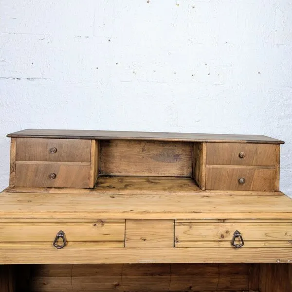Illustration numéro 3 du produit Caisson de bureau à tiroirs en bois patiné