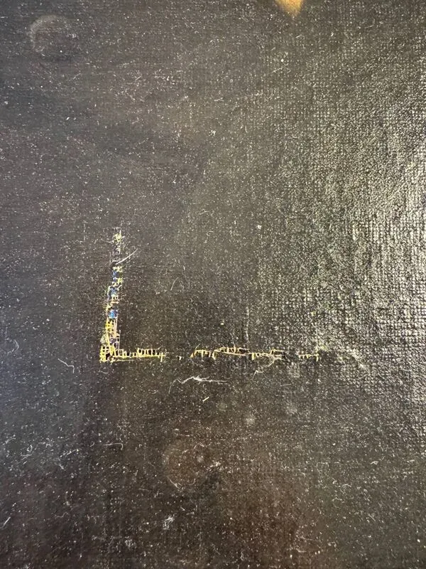 Illustration numéro 3 du produit Tableau ancien portrait début XX siècle