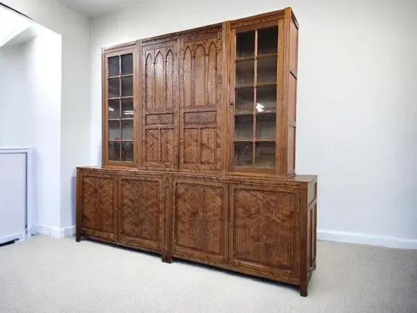 Illustration numéro 3 du produit Vitrine industrielle vintage XL haute / armoire de laboratoire / armoire