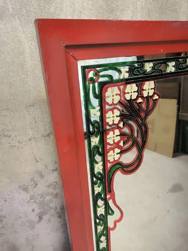 Illustration numéro 3 du produit Grand miroir de style art nouveau