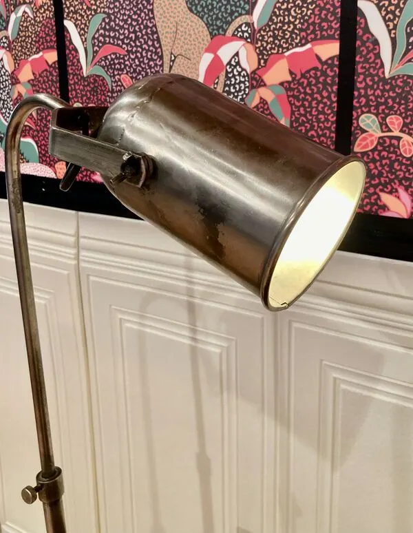 Illustration numéro 3 du produit Grande lampe métal modulable industrielle 1960.