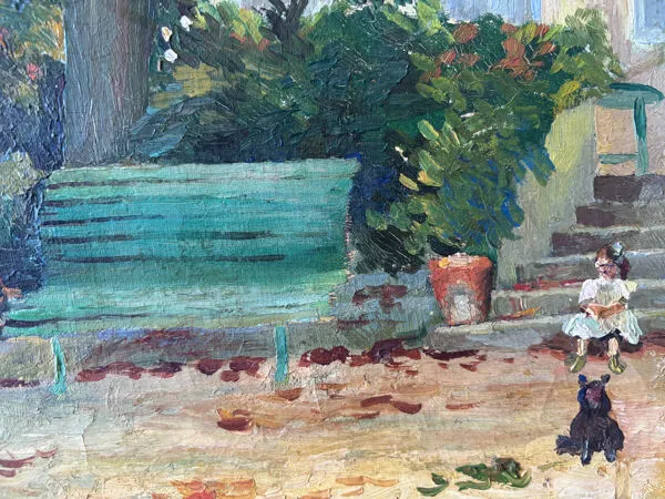 Illustration numéro 3 du produit Scène de jeu datée 1909