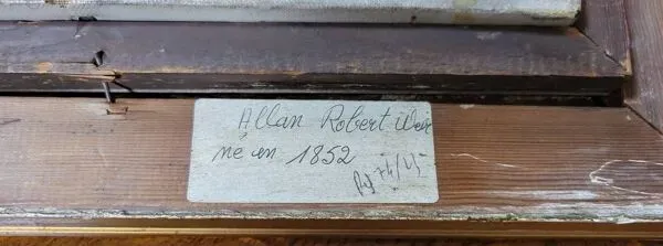 Illustration numéro 3 du produit Tableau:robert weir allan (1852-1942) : huile sur toile école anglaise époq