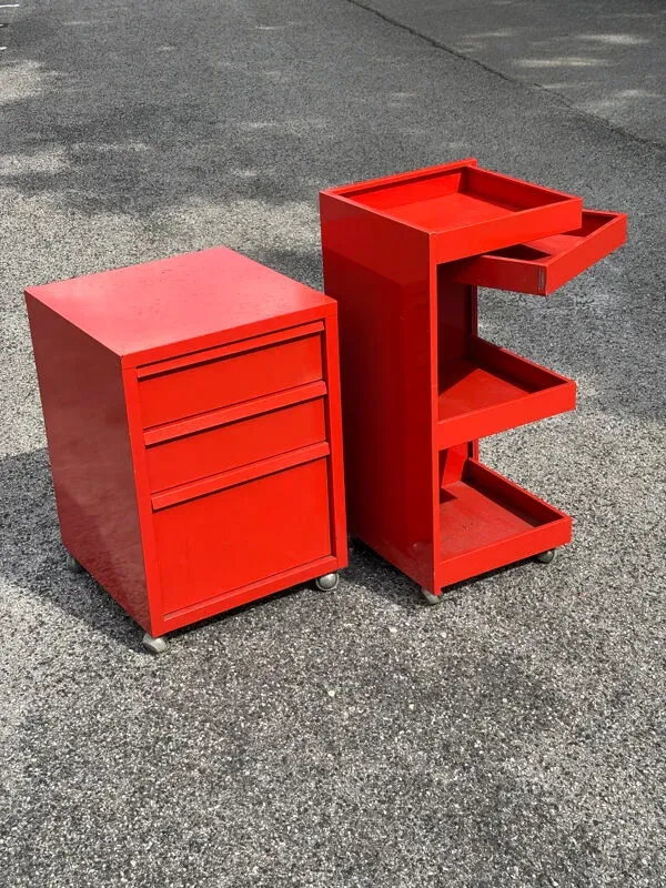 Illustration numéro 3 du produit Caisson en métal par Prisunic 1970