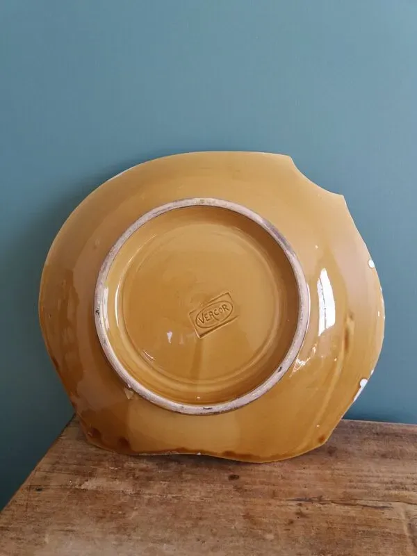 Illustration numéro 3 du produit Coupe à fruits, plat en céramique Vercor style Vallauris années 60 70