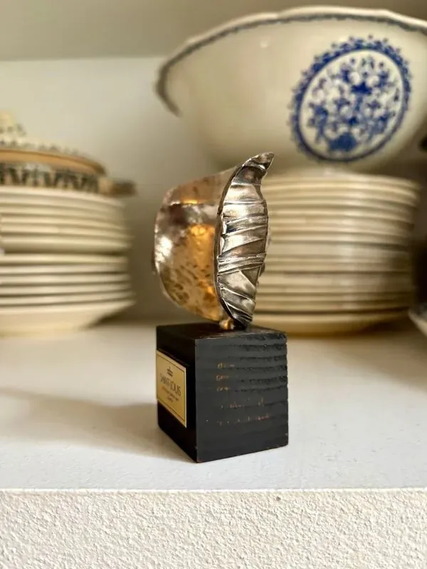 Illustration numéro 3 du produit Sculpture en métal argenté signée Igor Mitoraj pour Christofle, 1977