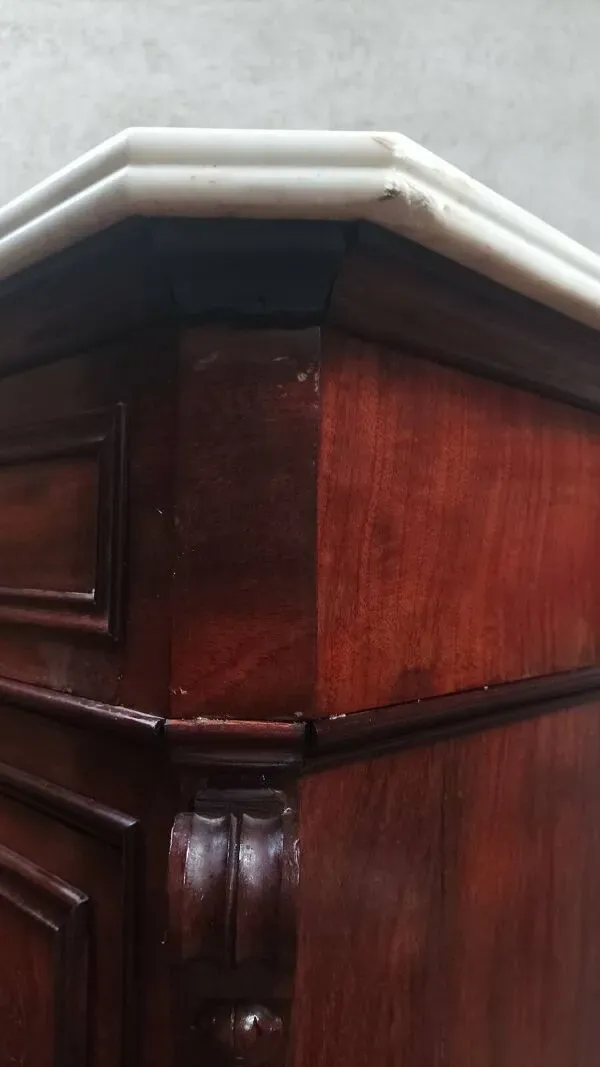 Illustration numéro 3 du produit Grand meuble de métier 8 tiroirs en acajou époque Napoléon III