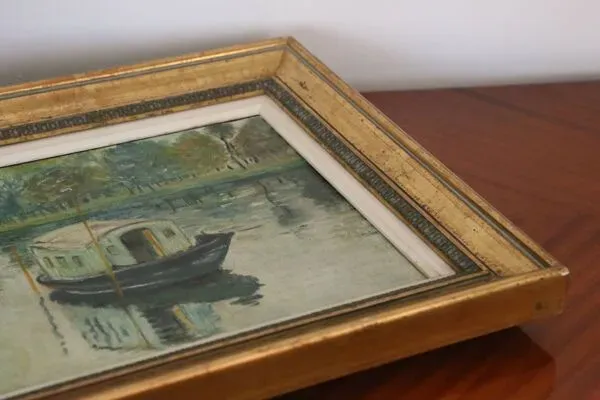 Illustration numéro 3 du produit Peinture huile sur toile, travail d'étude selon Monet