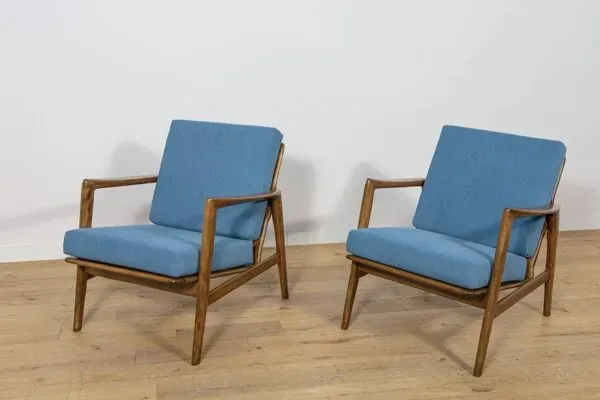 Illustration numéro 3 du produit Fauteuils modèle 300-139 de l'usine Swarzędz, Pologne, années 1960, lot de 2