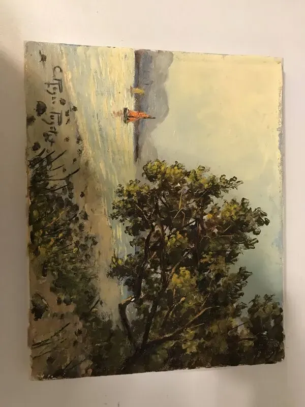 Illustration numéro 3 du produit Peinture Huile sur toile- Marine par Claude Roger Puget (1911-2002)