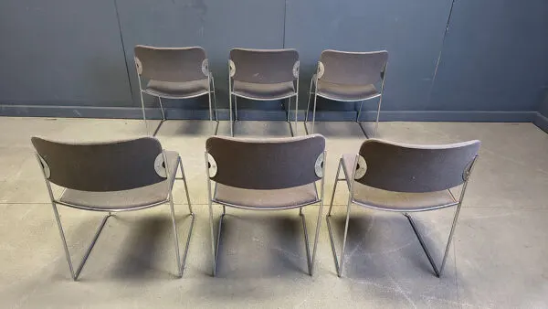 Illustration numéro 3 du produit Chaises 40/4 de David Rowland pour Seid International, années 1970.