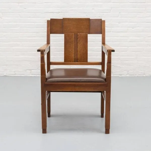 Illustration numéro 3 du produit Chaise Art Déco néerlandaise des années 1920