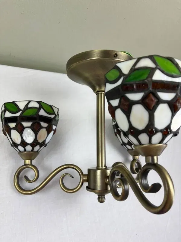 Illustration numéro 3 du produit Lustre pâte de verre