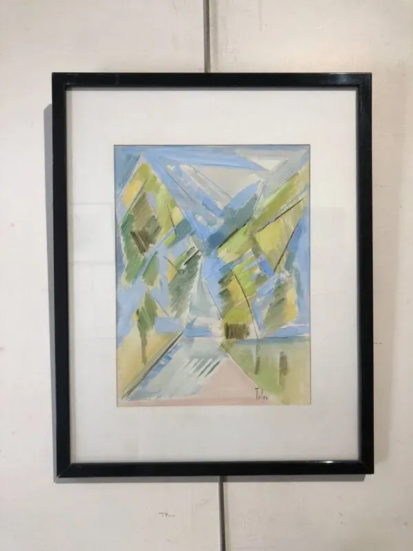 Illustration numéro 3 du produit Œuvre abstraite signée Tolev