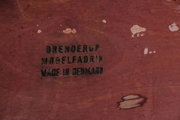 Illustration numéro 3 du produit Secrétaire, bureau, Danois en Palissandre par Arne Wahl Iversen pour Branderup Mobelfabrik 1960.