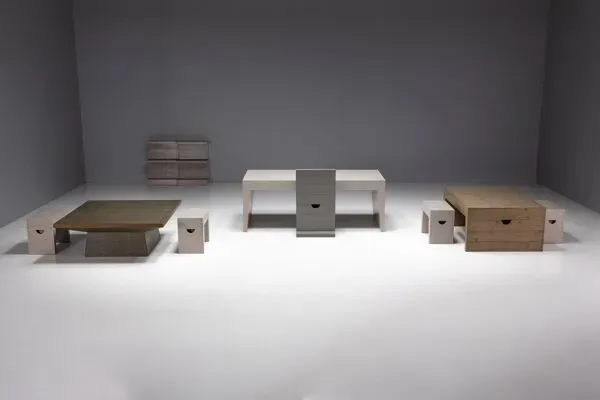 Illustration numéro 3 du produit Chaises de salle à manger par Dom Hans van der Laan, Pays-Bas, 1960