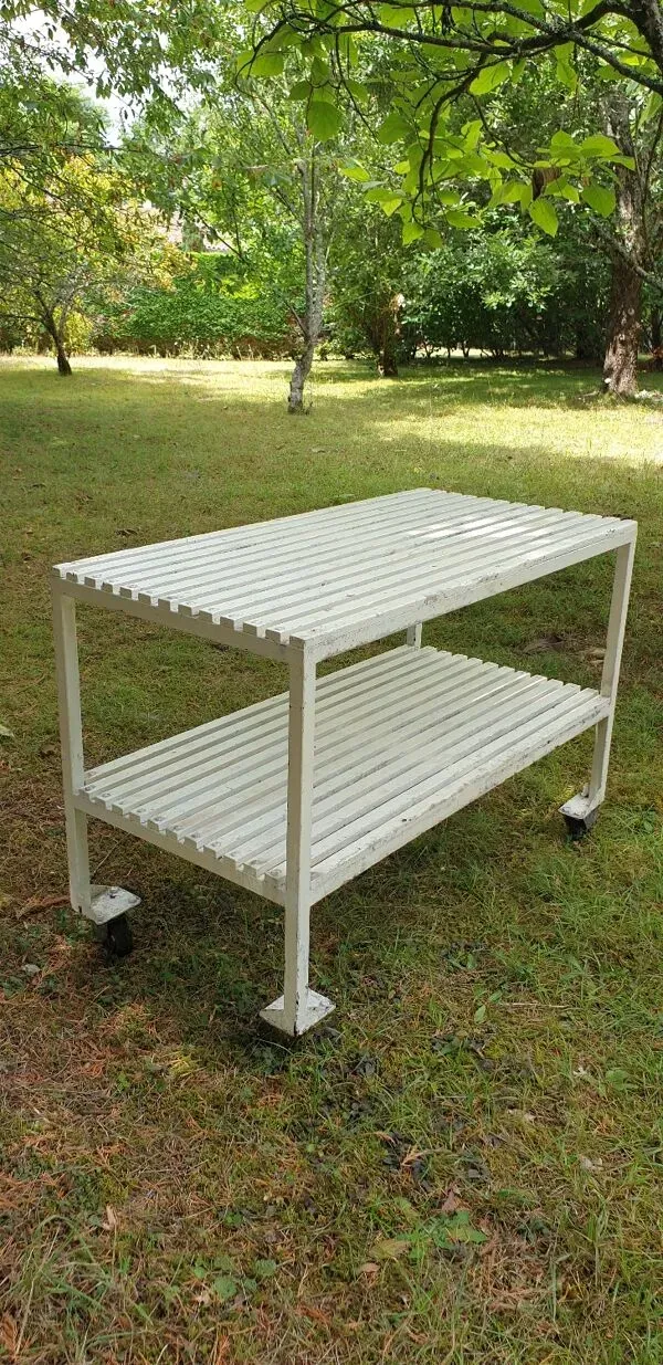 Illustration numéro 3 du produit Desserte de boucher meuble de métier