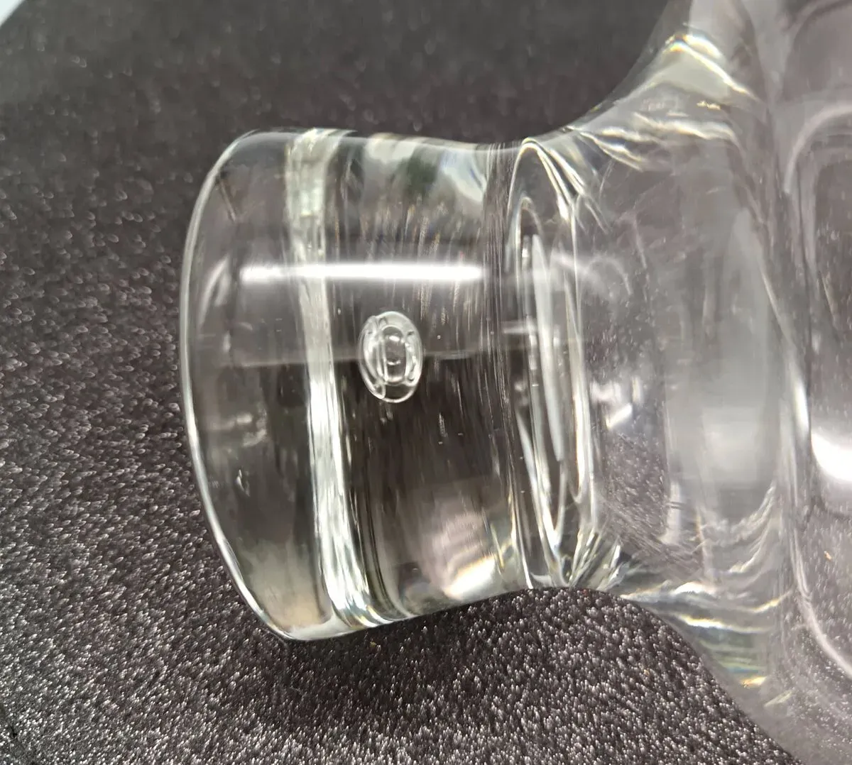 Illustration numéro 3 du produit 6 verres modèle ''fjord'' de durobor transparent pied avec bulle vintage