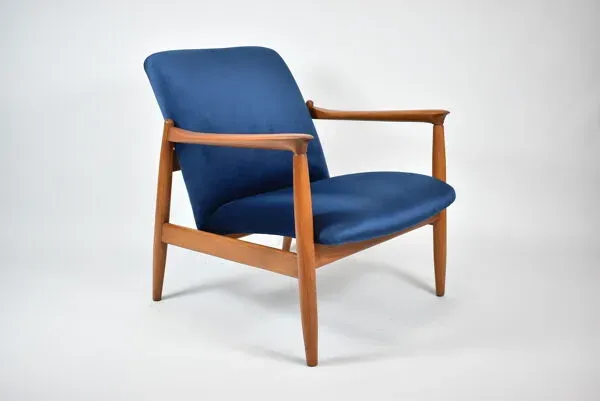 Illustration numéro 3 du produit Fauteuil scandinave design E.Homa, 1960