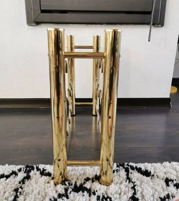 Illustration numéro 3 du produit Casier à vin vintage en laiton, 1970